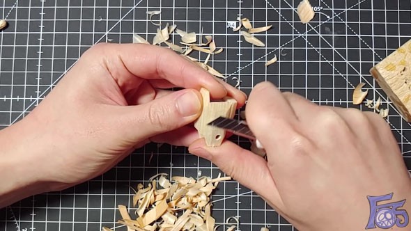 高玩使用木头打造钢普拉引热赞 精致传神究极可动