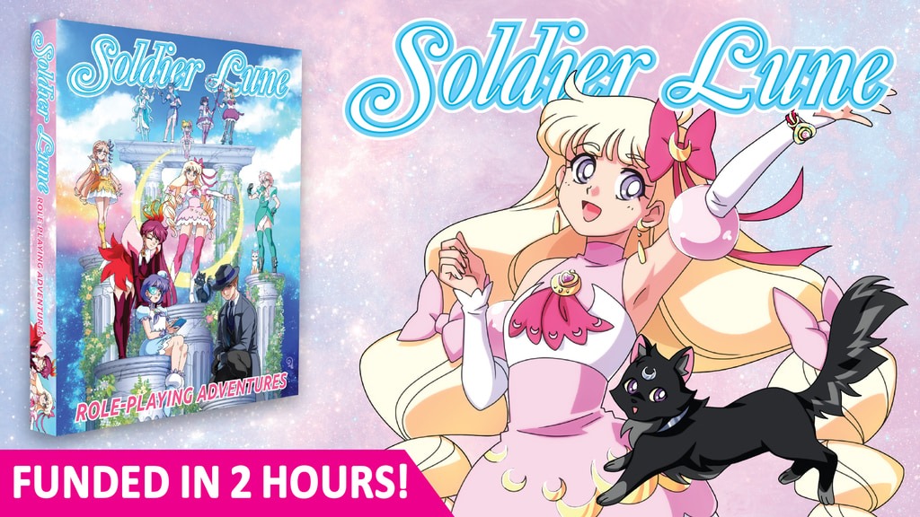 致敬美少女战士TRPG《Soldier Lune》众筹2小时已经成功