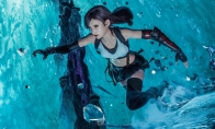 《最终幻想7》蒂法3D超美新图 穿性感服装秀好身材