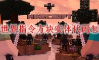我的世界指令方块实体代码怎么用