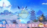《大话蜀山》队伍、伙伴、技能及法宝搭配技巧