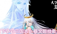 《天下争霸三国志》蔡文姬技能介绍