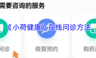 《小荷健康》在线问诊方法