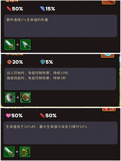 《菇菇森林》装备合成大全