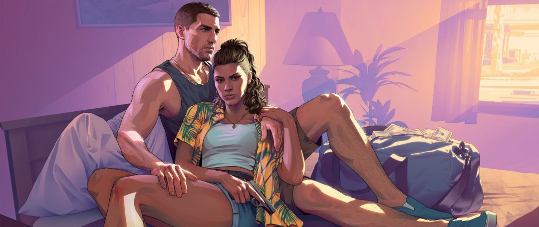 《GTA6》精美壁纸欣赏 男女主角登场亮相