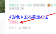 《形色》：发布鉴定方法