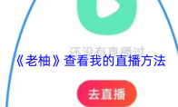 《老柚》：查看我的直播方法