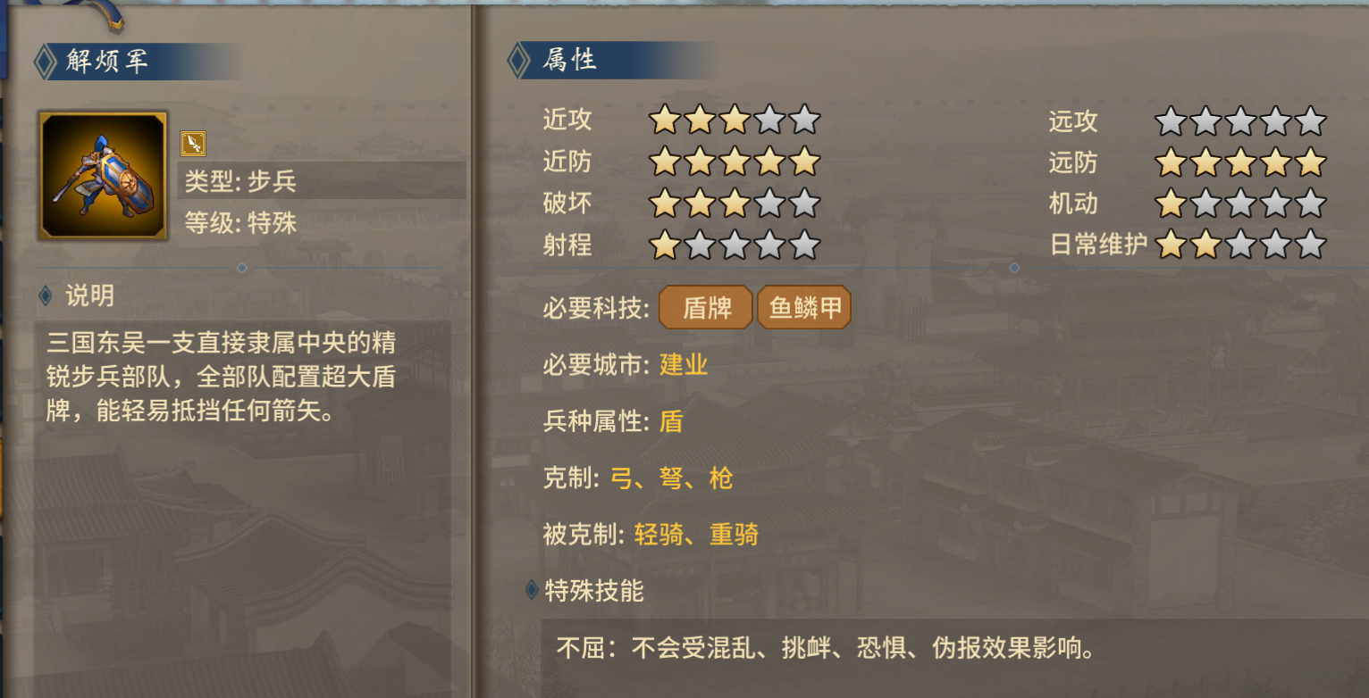 《汉末霸业》特殊兵种武将特性加成选择攻略