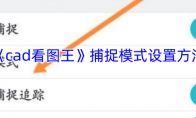《cad看图王》捕捉模式设置方法