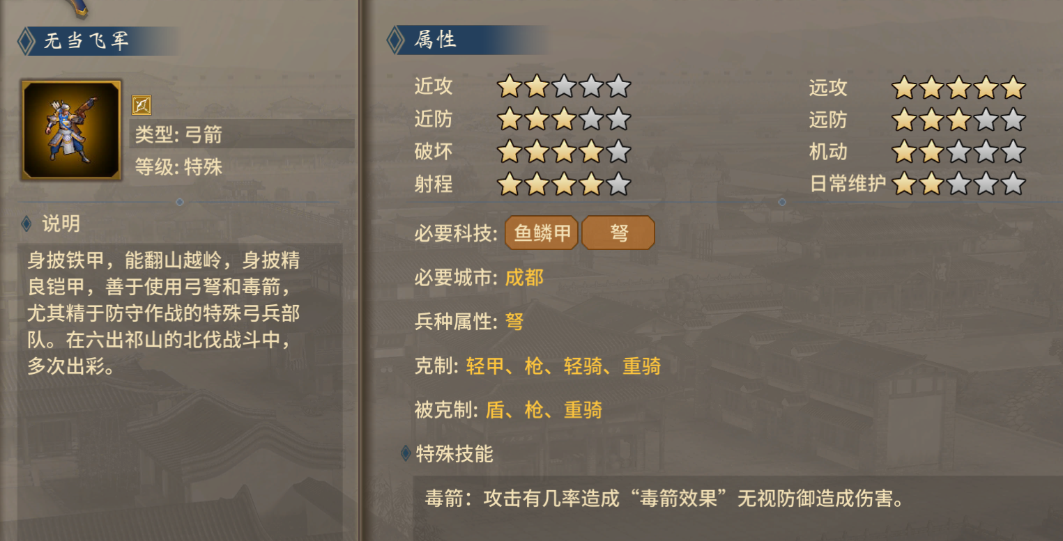 《汉末霸业》特殊兵种武将特性加成选择攻略