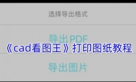 《cad看图王》打印图纸教程